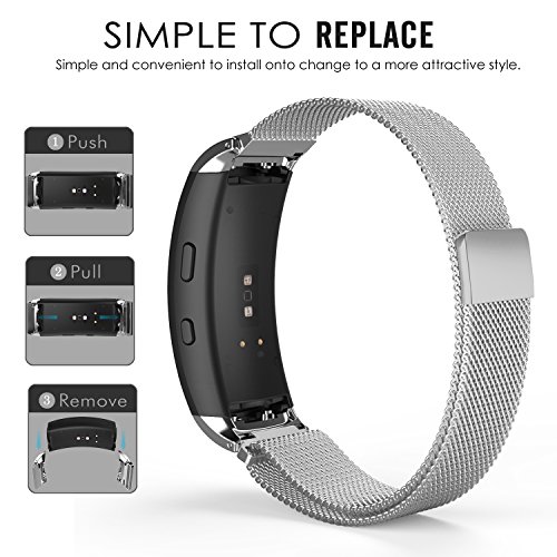 MoKo Samsung Gear Fit2 y Fit 2 Pro Correa de Reloj Pulsera Milanesa Loop Correa Acero Inoxidable Brazalete SmartWatch Banda Conector para Samsung Gear Fit 2 Pro Smartwatch Plateado reviews MoKo Samsung Gear Fit2 y Fit 2 Pro Correa de Reloj Pulsera Milanesa Loop Correa Acero Inoxidable Brazalete SmartWatch Banda Conector para Samsung Gear Fit 2 Pro Smartwatch Plateado