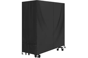 SIRUITON Tenis de Mesa Mesa Protectora Ping Pong Mesa Resistente al Agua Transpirable Funda Negro