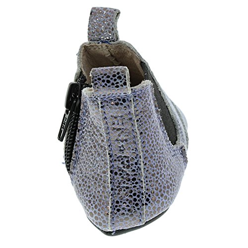 EnFant Mädchen Slipper/Hausschuhe, Leder, Lila Glitzer, Gr. 21, Vega Elastic Slipper Purple 815161 19 - 3