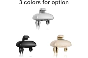 LUCHONG Sun Visor Clip Hook Bracket,Auto Sun Visor Clip Hook Bracket Hanger replacement for Audi A1 A3 A4 A5 Q3 Q5(8E0 857 562) A7 B6 B7 B8 S4 S5