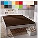 Produktbild Erwin Müller Spannbettlaken Bayreuth Single-Jersey Dunkelbraun Größe 120x210 cm - 130x220 cm