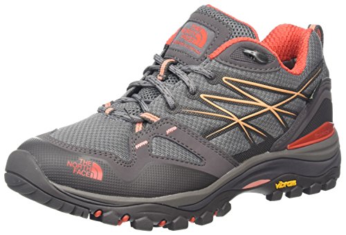 The North Face W Hedgehg Fp GTX(EU), Zapatillas de Senderismo para Mujer, Gris (Q/Silvrgry/Desertflowrorg 4Fv), 39