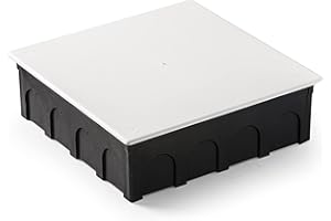 FAMATEL – Caja estanca | Tapa con garras metálicas | Sin conos | 200x200x60 | Gris