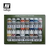 entretenimiento VALLEJO-3070101 70101 Model Set DE 16 Colores Surtido (3070101