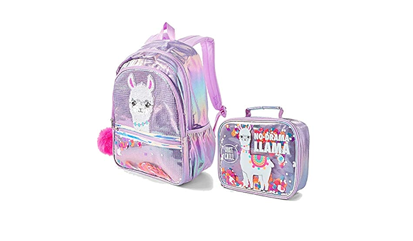 llama backpack justice