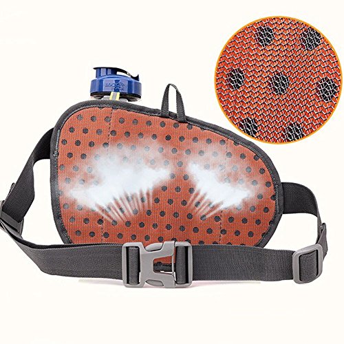 TOAOB Hüfttasche Multi-Function Gürteltasche Wasserabweisende Bauchtasche Flache Taille Tasche mit Flaschenhalter zum Sport und Reisen Marineblau