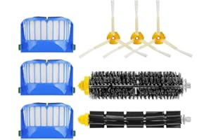 YanBan zestaw zamiennych filtrów szczotek do Irobot Roomba 600 610 620 650 zestaw do czyszczenia serii 650 620 651 621 615 616 605