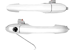 Semitory Door Handle Right Driver & Left Passenger Side - Compatible with 2007-2016 Fiat 500, 2008-2016 Abarth 500 595 695 - Replace# 735592026, 73545876, 735592012, 735485872