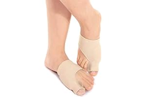 Pincou, Correttore per Alluce Valgo in Gel con Imbottitura, 1 Paio di Separatori per Donna e Uomini , Sollievo dal Dolore, per Giorno e Notte