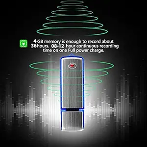 NEXTDEAL PRO Spy Hidden Mini Digital Voice Audio Recorder Device | Small Size Mini | Portable | in Built Microphone mic | Dictaphone | Without Light | 4GB
