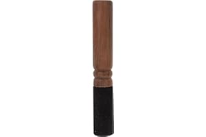 ARTIBETTER Chant Bol Mallet Tibétain Cuivre Cuir Cuir Spriker Enveloppé de Bol en Bois pour Yoga Relaxation Mini Marteau en Bois 13Cm
