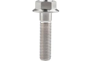 Yaruijia Titane Ti M10 x 30 35 40 45 55 60 65 70 75 80 mm 1.25 Pitch Bride Boulons à tête hexagonale, M10x40mm