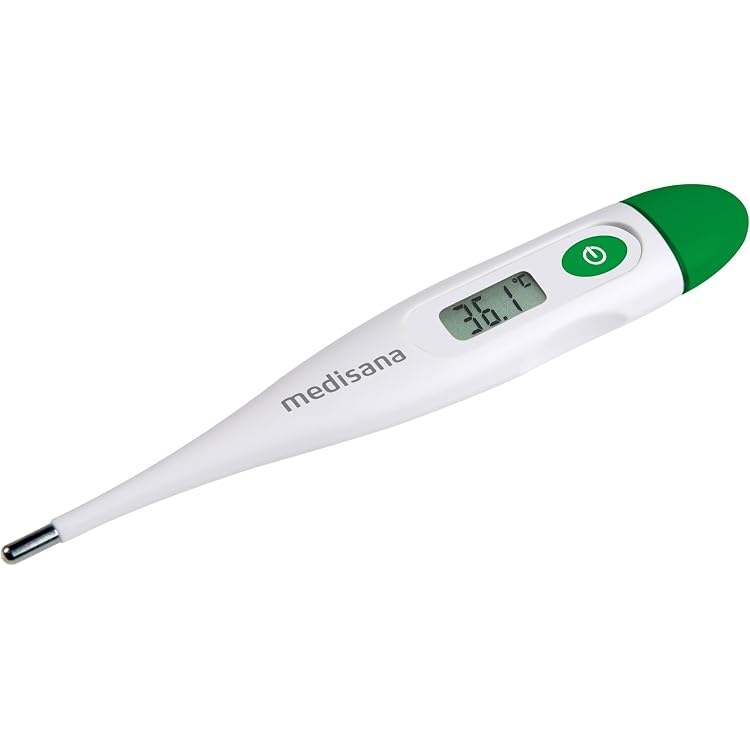 Thermomètre Médical Numérique Medisana TM 700 - Précision Rapide, Résistant à L'eau, Avec Alarme Fièvre