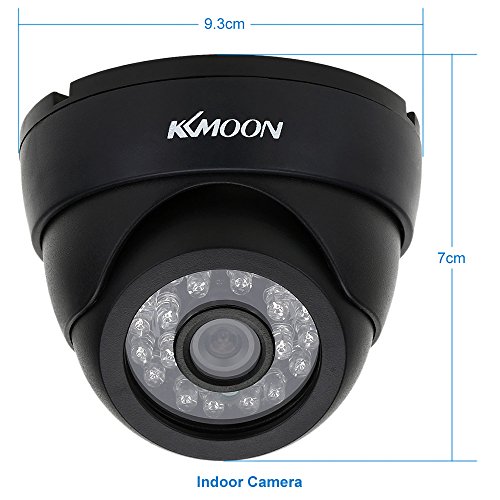 KKMOON 16CH Kanal Voll 960H/D1 800TVL CCTV ¨¹berwachung DVR HDMI P2P Onvif Digital Video Recorder + 4 * Indoor Dome-Kamera + 4 * Outdoor Wetterfest Bullet-Kamera + 8 * 60ft Kabel unterst¨¹tzt IR-CUT¡­ - 5
