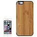 Produktbild Jusheng Arc Border Sapele Holzpaste Schwarz PC Shell Case für iPhone 6 (SKU : S-IP6G-0474B)