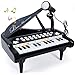 Produktbild SGILE Spielzeug Keyboard mit Mikrofon, Tragbar Kinder Klavier Piano Standkeyboard mit 24 Klaviertasten, Multifunktional Karaoke Klaviertastatur Musikinstrument für Baby Kleinkind Kinder Geschenk