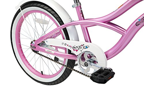 BIKESTAR® Premium Design Kinderfahrrad für coole Kids ab 6 Jahren ★ 20er Deluxe Cruiser Edition ★ Glamour Pink - 8