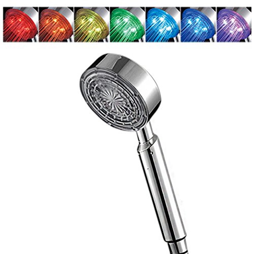 Ancheer AM-SH005 Duschkopf handbrause wasserspar mit 7 Farben