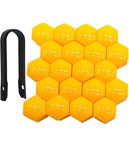 10x tappi dado ruota con indicatore di posizione 32 mm blu camion