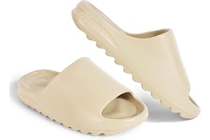 Puimentiua Cloud Sliders Mujeres Hombres Ultra Suave Almohada Slides Verano Grueso Antideslizante Zapatillas Baño Ducha Zapatos