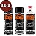 Produktbild Autolack 2K Spraydosen Set Alpine / Renault / Renault RVI BS1G Vermelho Fogo Perol. Grundlack Basislack 2 Komponenten Klarlack Sprühdose