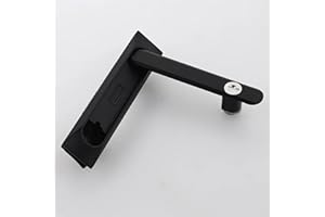 XJJ-MS861 Verteilerkasten-Schranktür-Zuggriffschloss, Ladestapel-Netzwerk-Türschloss, 1 Stück (Color : Black)