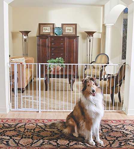 Carlson-Maxi-Extra-Tall-96cm-and-Extra-Wide-150cm-Gate-with-60cm-Extension-Kit