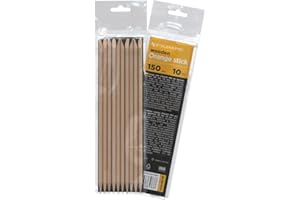 STALEKS Pro by Natury Nails Lot de 10 bâtons en bois d'oranger 15 cm pour manucure, pédicure, nail art et travaux manuels.
