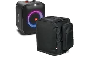 BeisDirect Funda protectora para altavoz JBL Partybox Encore Essential para fiestas, funda de transporte portátil de viaje con funda de almacenamiento lateral para micrófono