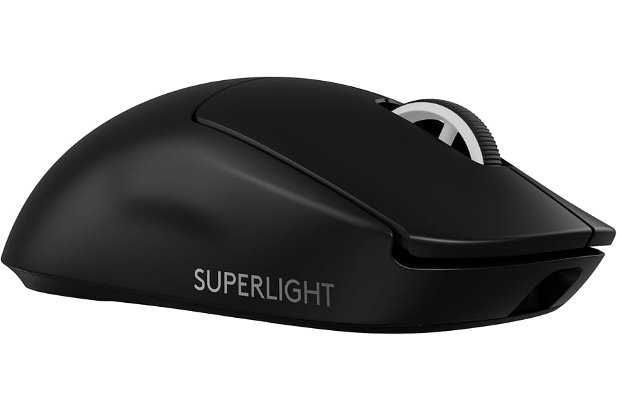Logitech G Pro X Superlight 2, Ratón inalámbrico para gamingratón Pro-Grade de 60 g con 5 Botones programables, Sensor de 44 
