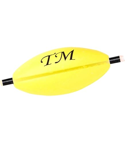 6 Indicatori Di Pesca A Mosca A Forma Di Oliva | Galleggianti In Schiuma Giallo Fluorescenti - Foto 4