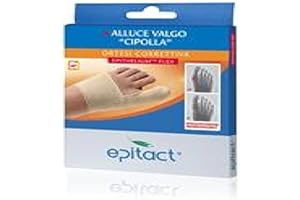 QUALIFARMA Epitact Pharma Ortesi Correttiva Alluce Valgo Flessibile Giorno, M - 9 gr, 2 unità