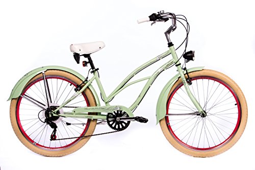 Leader Lazy 26 Zoll Beachcruiser Damen Pastellgrün (2017)