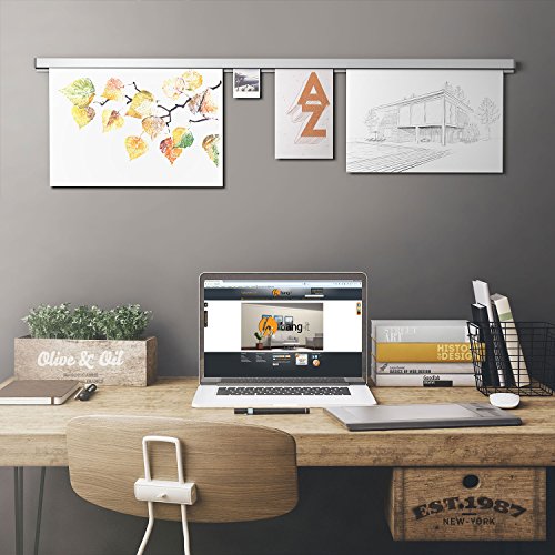 Hang-it Klemmschiene Aluminium – 150 cm – Wandmontage - 5