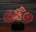Produktbild 3D Bulbing Licht Spielzeug Motorrad Führte Nachtlicht 7 Farbwechsel Usb Tischlampe Methacrylat Platte Kinder Nachtlicht Berührungsschalter
