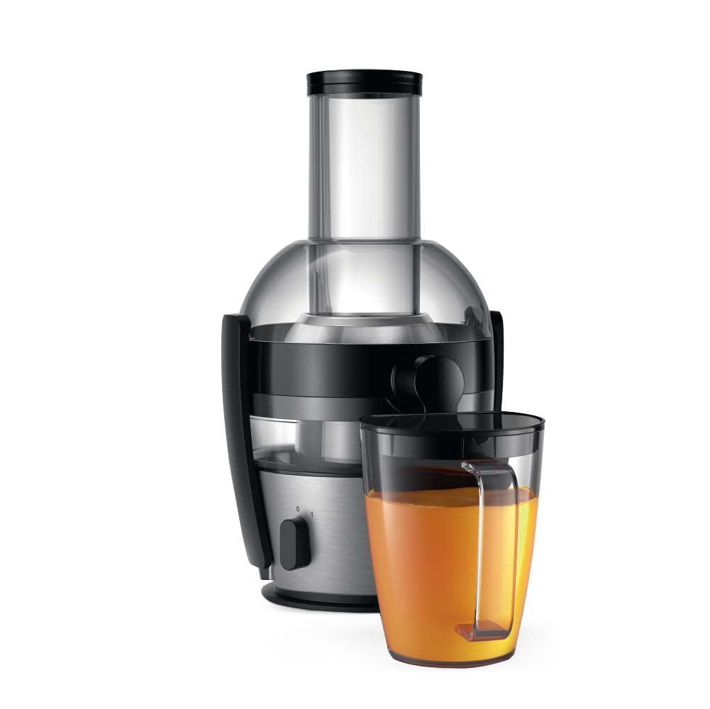 Philips Viva Collection HR1863/20 2-Litre Juicer (Black/Silver)