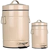 Balvi - Abfalleimer Retro, 20 l, verzinkt: Amazon.de: Küche & Haushalt