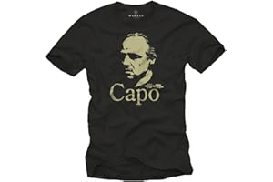 MAKAYA T-Shirt da Uomo Marlon Brando Il Padrino