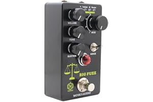EMIIF Guitar Effects Pedal, Moskyaudio Big FUZZ Distortion The Electric Guitar Effects Pedal Guitar Parts for Electric Guitar Bass True Bypass Footswitch