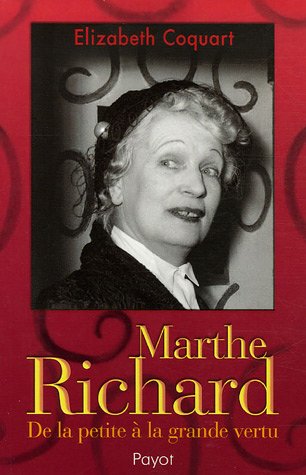couverture de : Marthe Richard