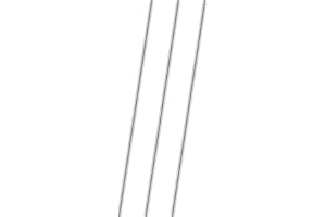 iMeistek 3 x runde Rohre aus 304 Edelstahl, 4 mm Außendurchmesser, 1 mm Wandstärke, 300 mm Länge, nahtloses Metall, gerades Rohr für Zuhause, Gartendekoration, Industriemaschinen, Bastelarbeiten