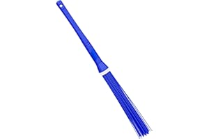 CHAND SURAJ Kharata XL 33 Plastic Broom for Bathroom, Toilet, Kitchen & Home Floor Cleaning Long Handle Plastic Seekh Jhadu with 60 Sticks Multicolor (1)(Hard_Floor) Pack of 1