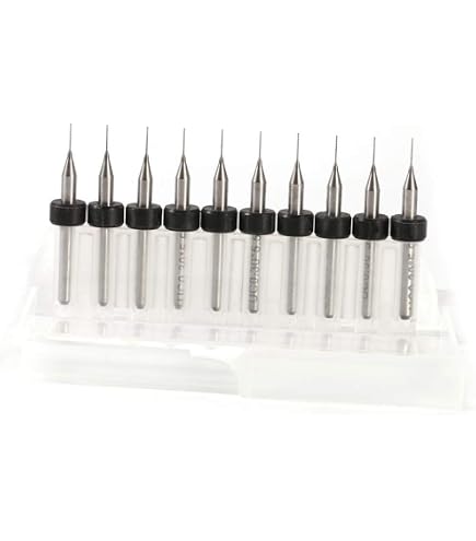 5/10 stücke Titanbeschichtete Spiralbohrer HSS 6542 Bohrer Set Bohrer for Holz/Metall Lochschneider Elektrowerkzeuge(10pcs,1.0mm