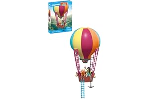 PLAYMOBIL | Animals & Friends | Viaje en Globo | Juguete para Mayores de 4 años | Regalo Ideal para niños | Fomenta la Creatividad y la imaginación | Globo Decorativo para Colgar | 71853