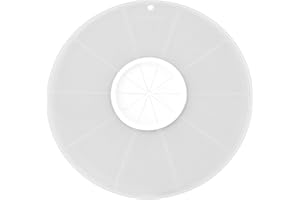 Zenker Coperchio Paraspruzzi Antischizzi in Plastica Ø30 x 0,3 cm con Foro Centrale in Silicone Adattabile a ciotole da 11 a 30 di diametro per Fruste Elettriche e Minipimer