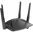 D-Link DIR-X1860 EXO AX1800 Wi-Fi 6 Router with Gigabit Ethernet Ports, MU-MIMO, Band Steering, 1024 QAM, OFDMA, Firewall, Pa