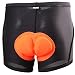 Produktbild 3D Gel gepolstert Sitzpolster Herren Damen Radunterhose Radfahren/Reiten kurze Hose Unterwsche Boxer Shorts, Radfahren Unterwsche Shorts von ASMORE