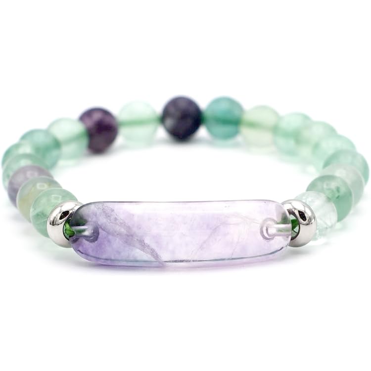 Bracciale 7 Chakras In Pietre Naturali – Miracles Minéraux – Fatto A Mano In Francia Con Albero Della Vita O Buddha