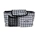 Damero Pram Buggy Buddy Stroller Organiser Storage Bag with Shoulder Strap, Great for Bike or Car Seat Organiser, Gray Dots
