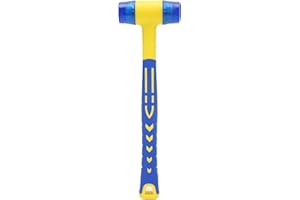HILITAND Hammer Rubber 9,7 Uncji Mini Zdejmowane Młotki do Drzwi Okna do Obróbki Drewna Młotki do Montażu Podłóg